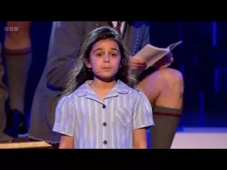 Arabella Stanton grająca w musicalu Matilda