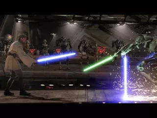 15. Obi-Wan Kenobi vs. Generał Grevious (Gwiezdne Wojny: Zemsta Sithów)
