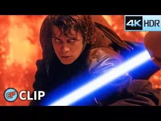 1. Obi-Wan Kenobi vs. Anakin Skywalker (Gwiezdne Wojny: Zemsta Sithów)
