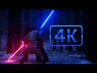 9. Rey i Finn vs. Kylo Ren (Gwiezdne Wojny: Przebudzenie Mocy)