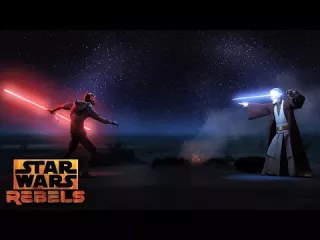 3. Obi-Wan Kenobi vs. Darth Maul (Star Wars: Rebelianci)