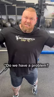 Olivier Richters kontra Hafþór Júlíus Björnsson  - śmieszny filmik