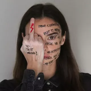 Wpis Kasi Smutniak z czasu Strajku Kobiet