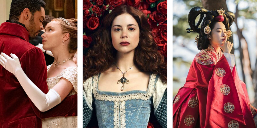 Najlepsze seriale kostiumowe - co obejrzeć? Hiszpańska księżniczka, Bridgertonowie i inne
