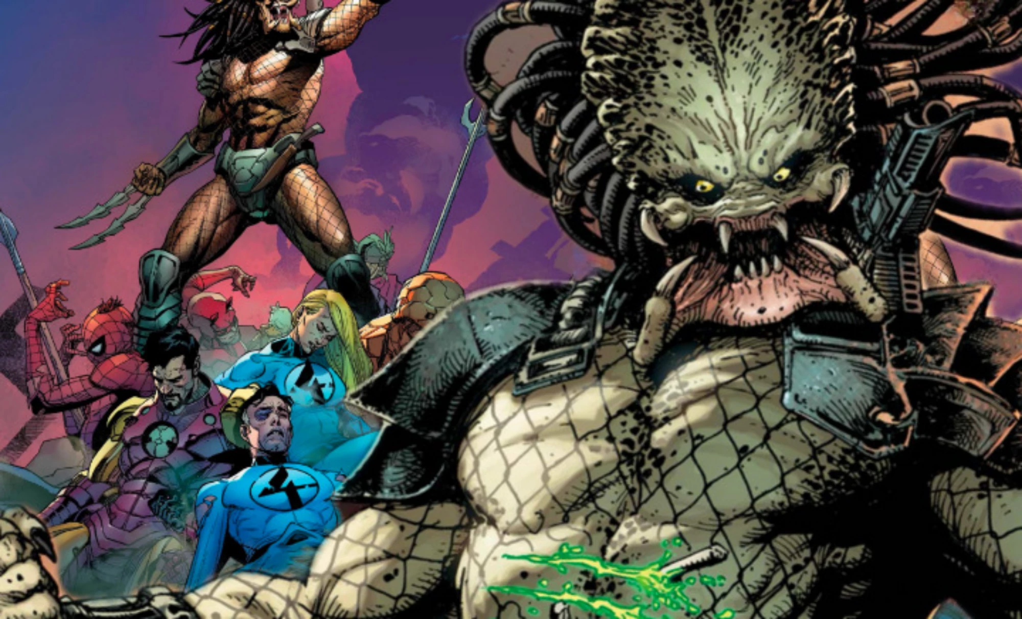 Największe pojedynki Predatora z komiksów: epicka bitwa z Batmanem i pierwsze starcie z Obcym