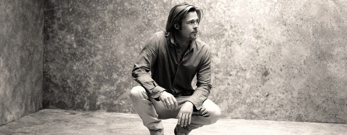     Stylowy sztywniak – Brad Pitt