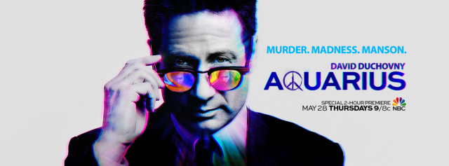     David Duchovny na grafice promującej 2. sezon Aquarius
