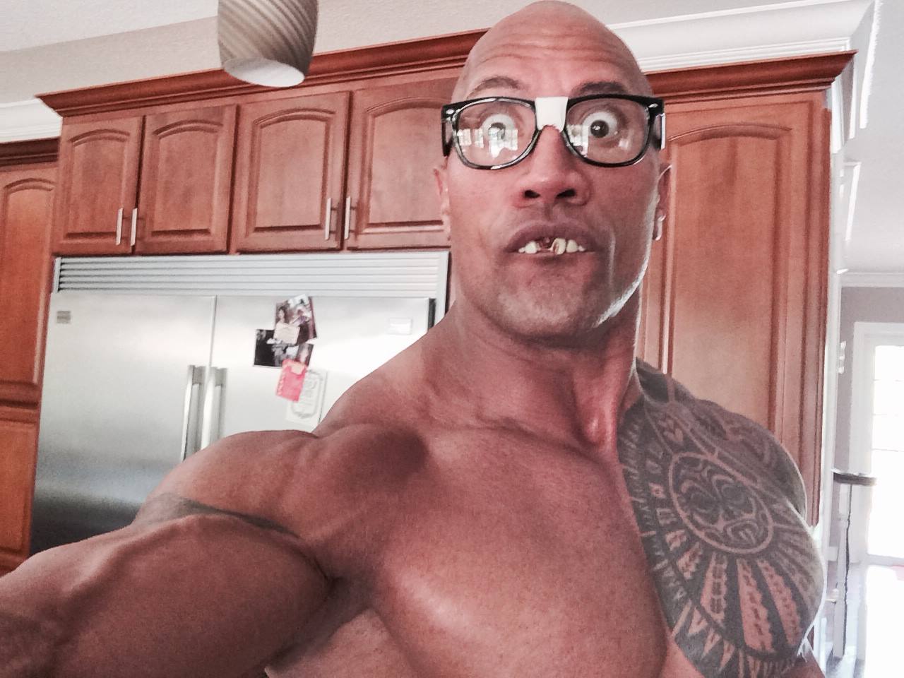     Dwayne „The Rock” Johnson na wesoło