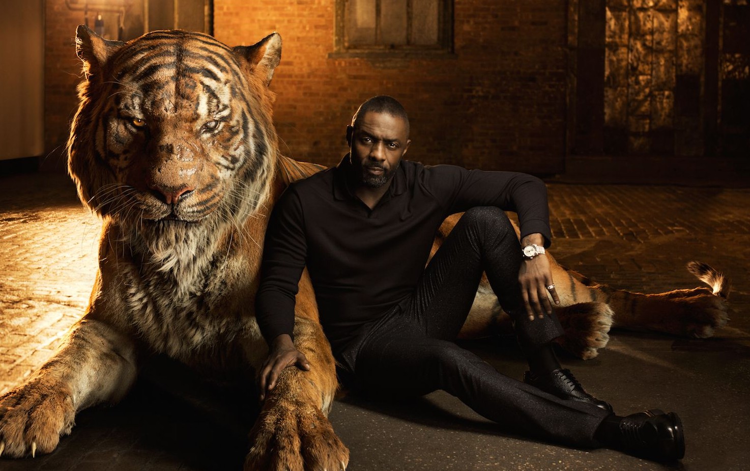 Idris Elba, Scarlett Johansson i reszta gwiazd na zdjęciach promujących Księgę dżungli