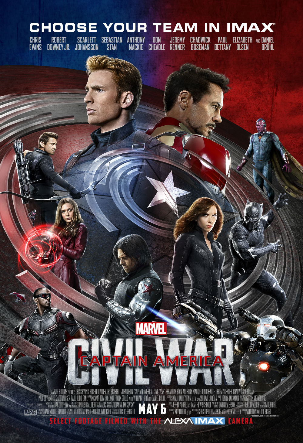 Kapitan Ameryka Wojna Bohaterów Cały Film Kapitan Ameryka: Wojna bohaterów – plakat IMAX - naEKRANIE.pl