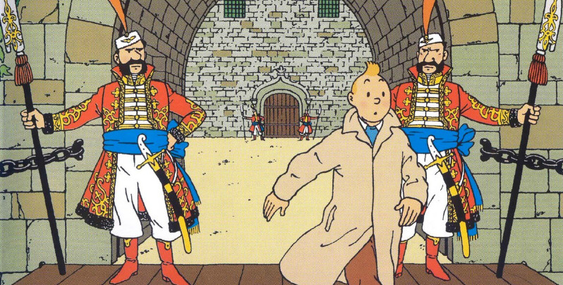     Strony z komiksu Tintin sprzedane za 1.05 mln euro