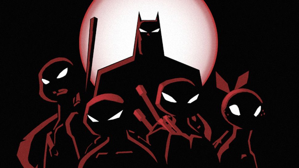     Kreskówkowe Żółwie Ninja i Batman razem w komiksie