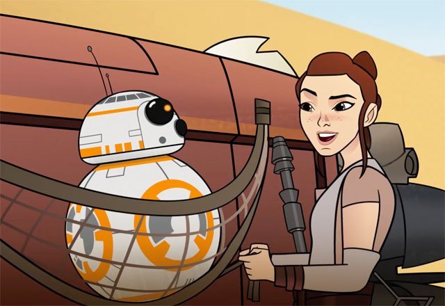     BB-8 i Rey w akcji. Zobacz 2. odcinek Star Wars Forces of Destiny