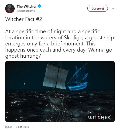 Statek widmo w grze Wiedźmin 3: Dziki Gon