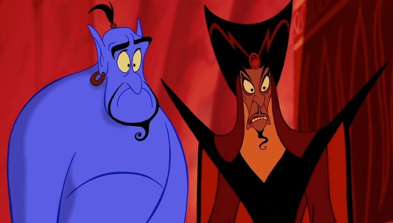 Aladyn – plakat aktorskiego filmu zapowiada Dżina