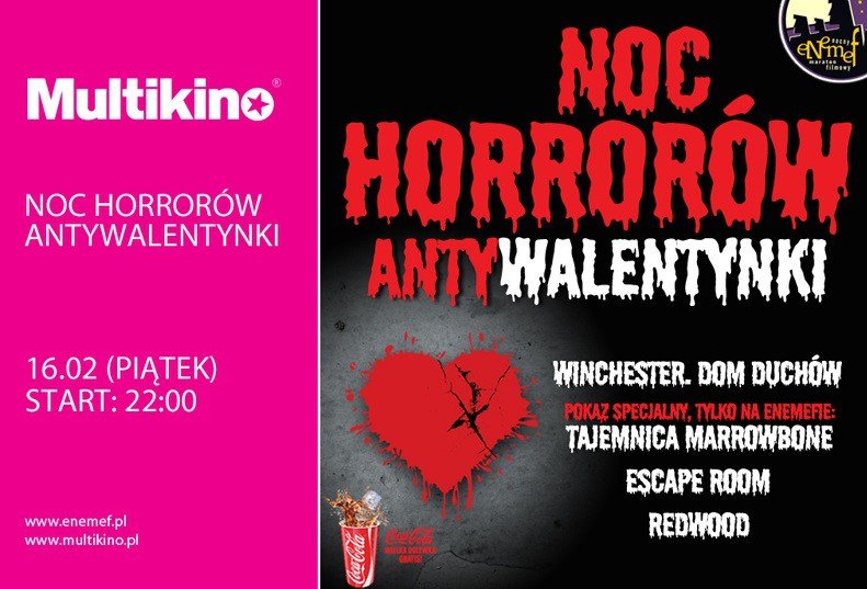 Multikino zaprasza na Antywalentynki, maraton dla miłośników mrocznej strony kina