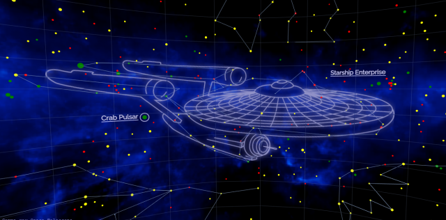     Hulk, TARDIS, Enterprise. Ikony popkultury otrzymały swoje gwiazdozbiory – galeria