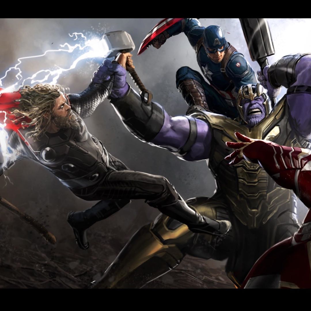 Avengers: Koniec gry - Trójca vs. Thanos