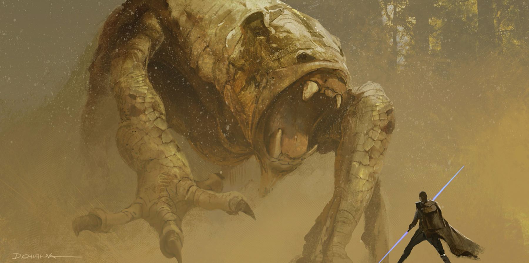 Star Wars 9 - Rey na Mortis w starciu z wielką bestią