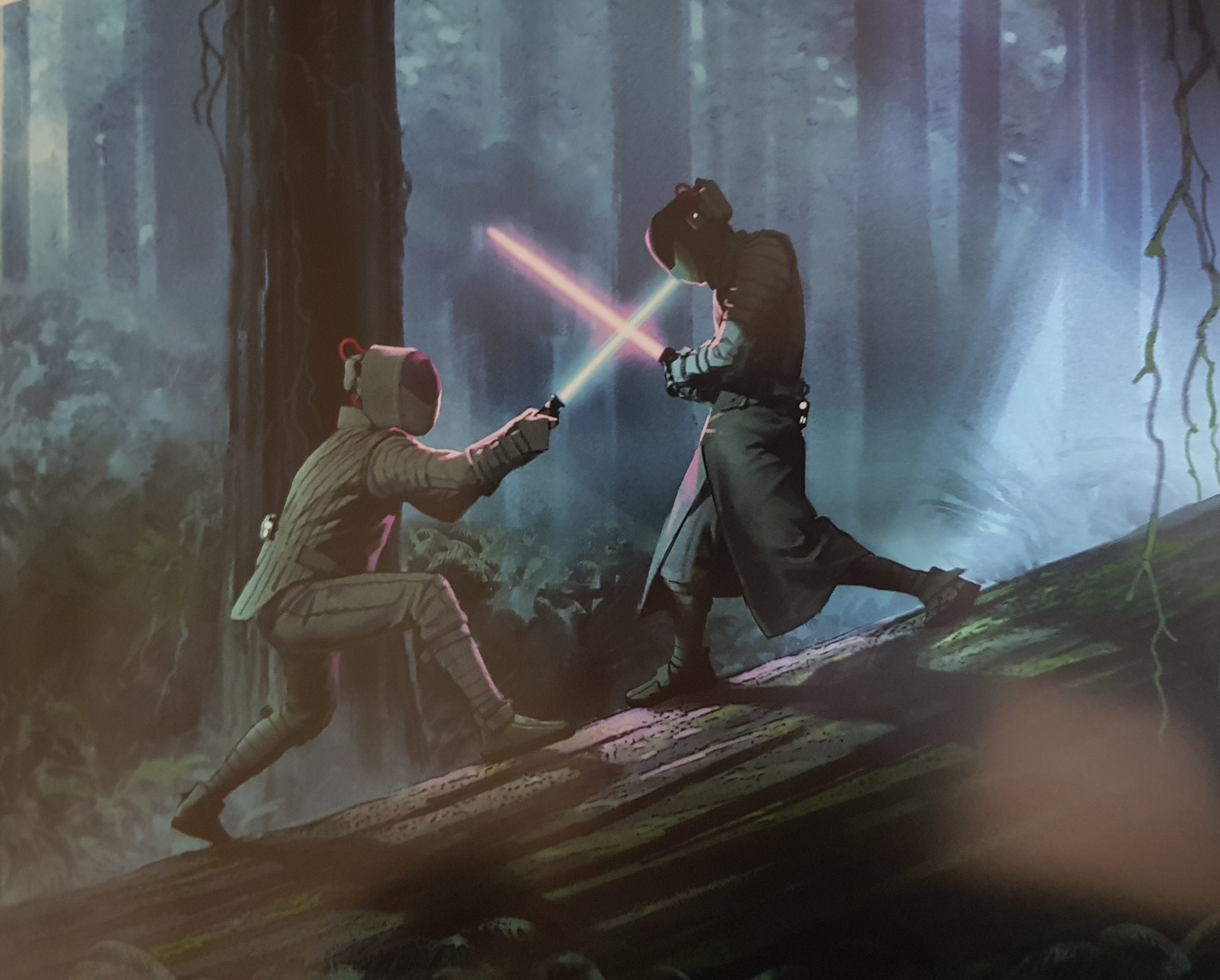 Star Wars 9 - trening Luke'a z Leią