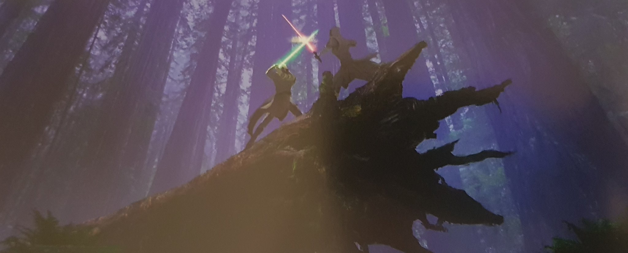 Star Wars 9 - trening Luke'a z Leią