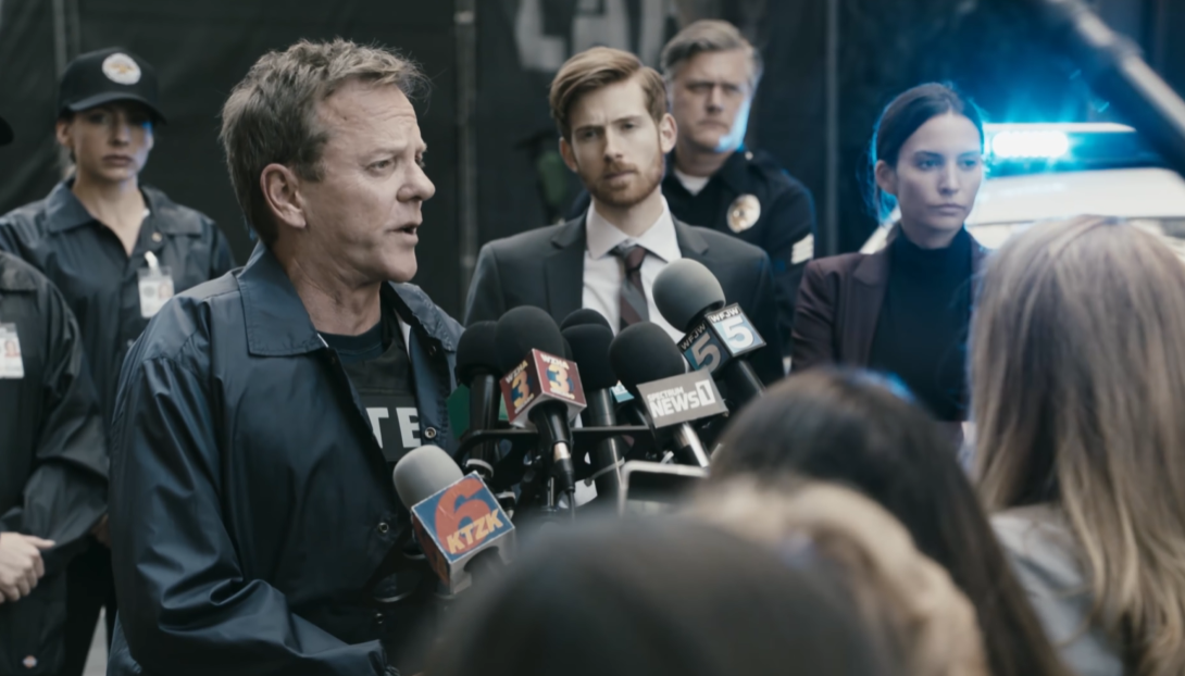 Ścigany - teaser serialu na podstawie kultowego filmu. Kiefer Sutherland w obsadzie