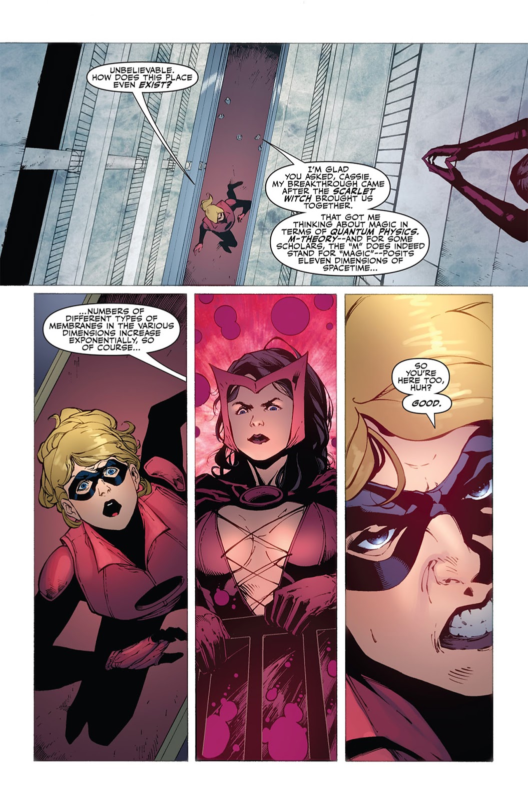 Odwołania naukowe w komiksach Marvela: M-teoria