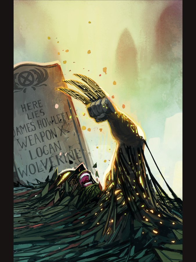 X Deaths of Wolverine #1 - okładka alternatywna