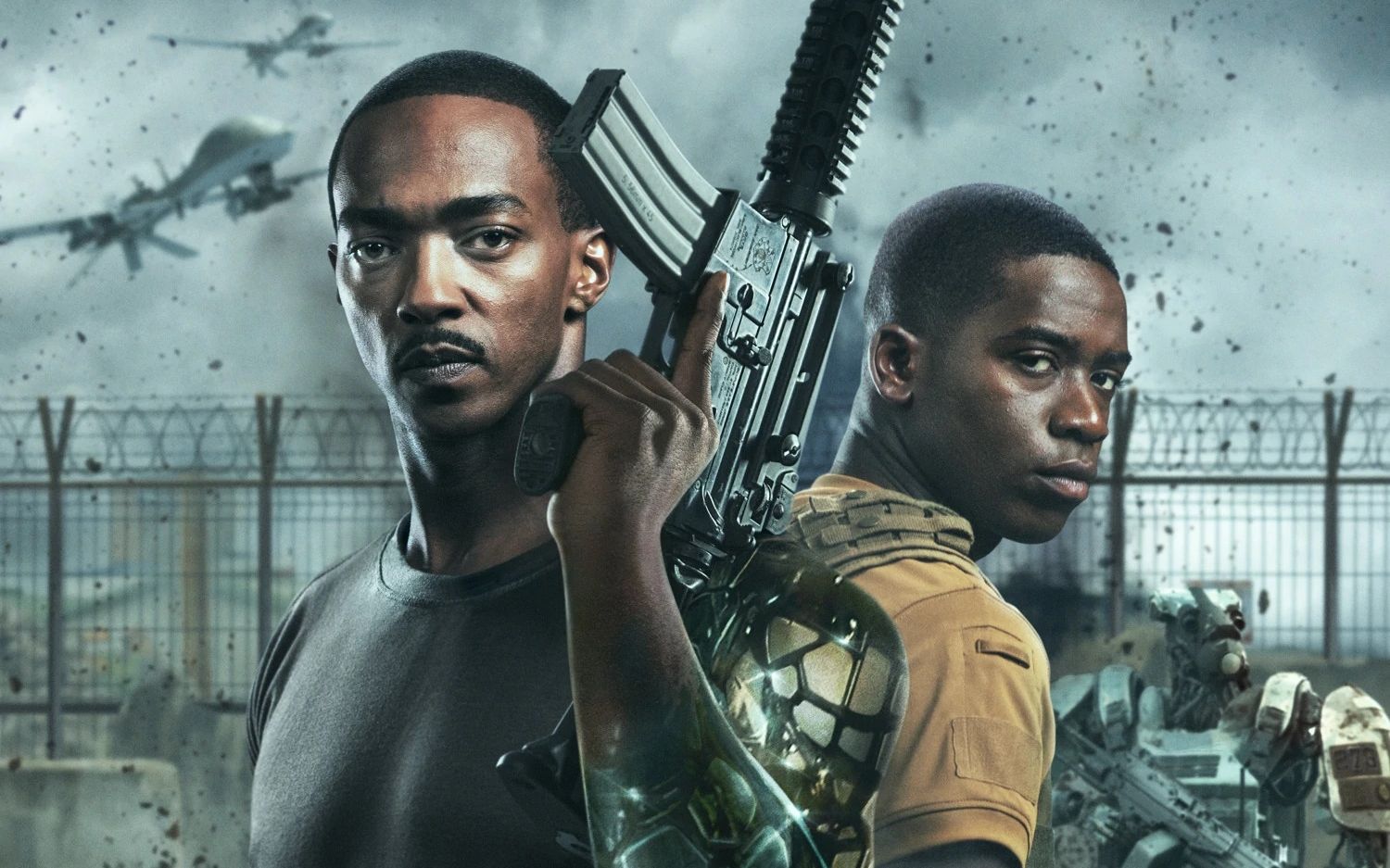     W strefie wojny - pełny zwiastun filmu akcji od Netflixa. Anthony Mackie w roli głównej
