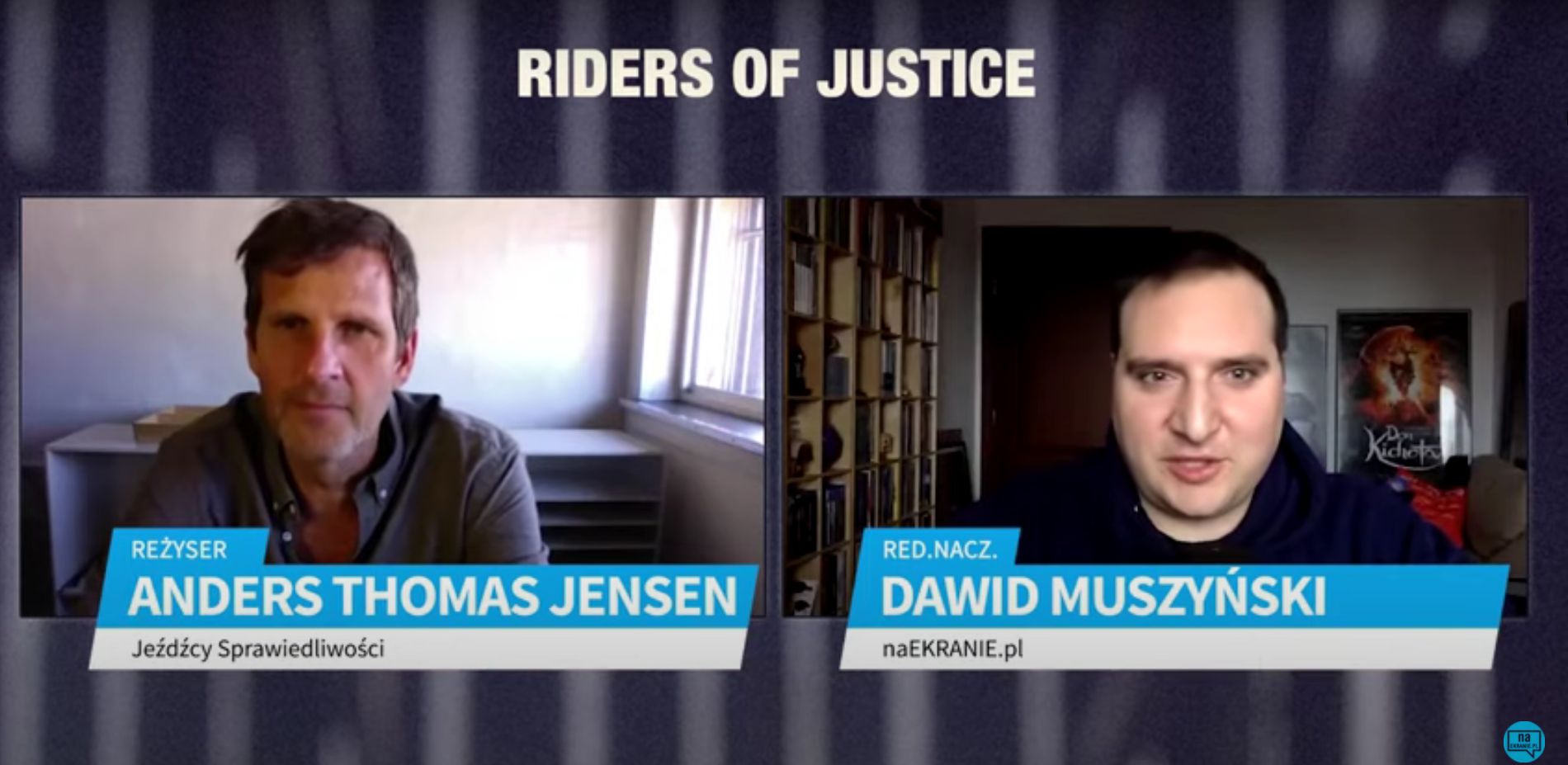     Anders Thomas Jensen o filmie Jeźdźcy sprawiedliwości [WYWIAD WIDEO]