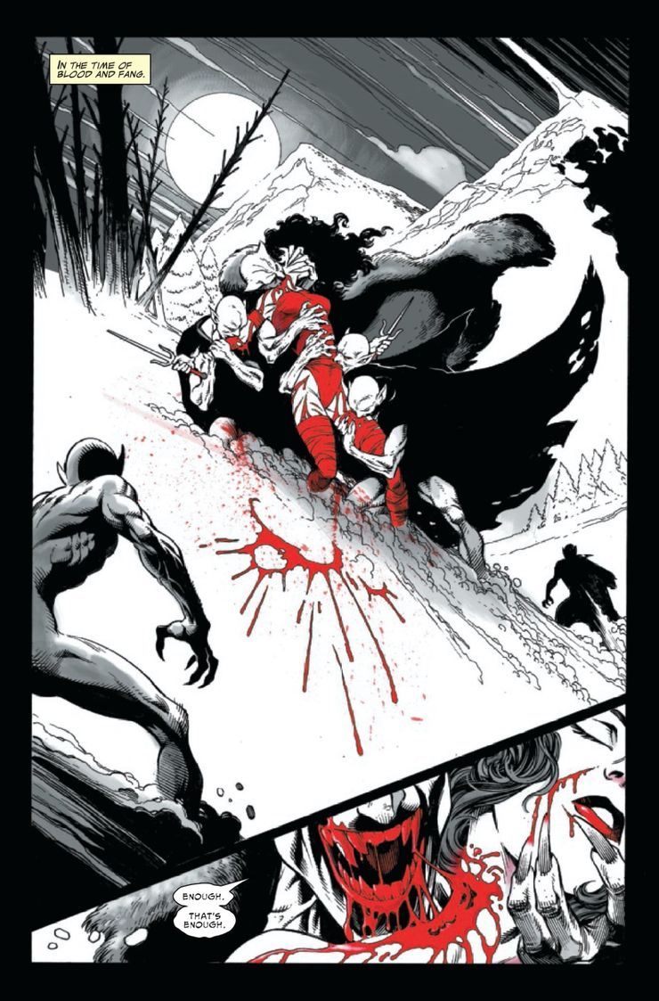 Elektra: Black, White and Blood #1 - plansze