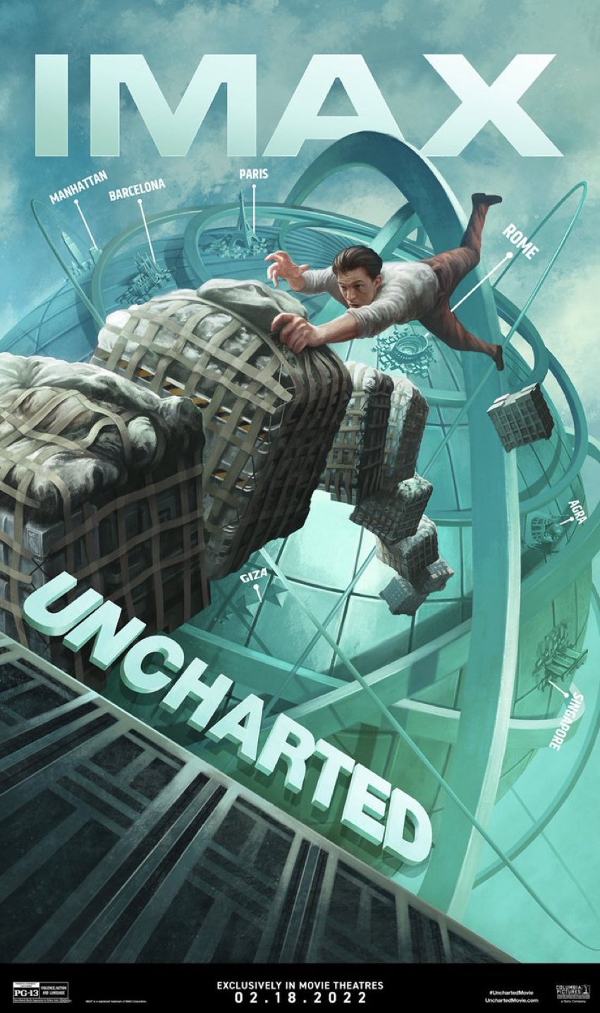 Uncharted - plakat filmu