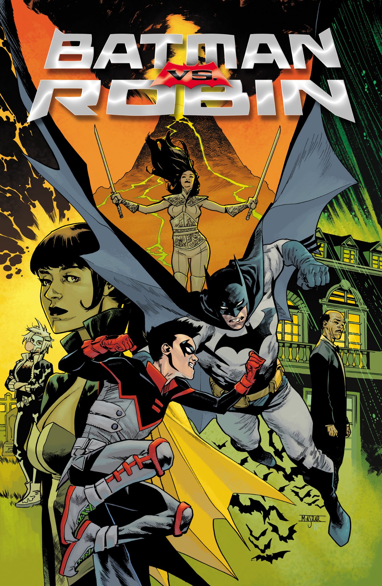 Batman vs. Robin #1 - okładka