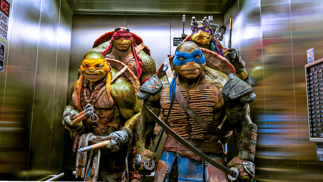 Wojownicze żółwie ninja (2014) – Producent Michael Bay już w 2012 roku zapowiadał, że tytułowi bohaterowie filmu nie będą przybyszami z innej planety, a superbohaterami – sam roboczy tytuł produkcji brzmiał początkowo po prostu „Żółwie Ninja”. To podejście spotkało się z protestami fanów; nawet portretujący w przeszłości postać Michelangelo Robbie Rist stwierdził, że Bay „gwałci” franczyzę. Po tych głosach sprzeciwu producent odpuścił i pozwolił na pokazanie na ekranie genezy mniej więcej zgodnej z materiałem źródłowym. 