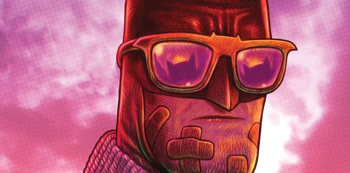     Batman tak absurdalnego stroju nie miał od dawna. Kardigan, smoothie i wzorki z Catwoman