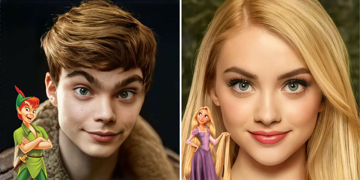     Postacie Disneya jak żywe. Jak wyglądałyby syrenka Ariel, Pocahontas, Elsa i inni jako ludzie? [GALERIA]