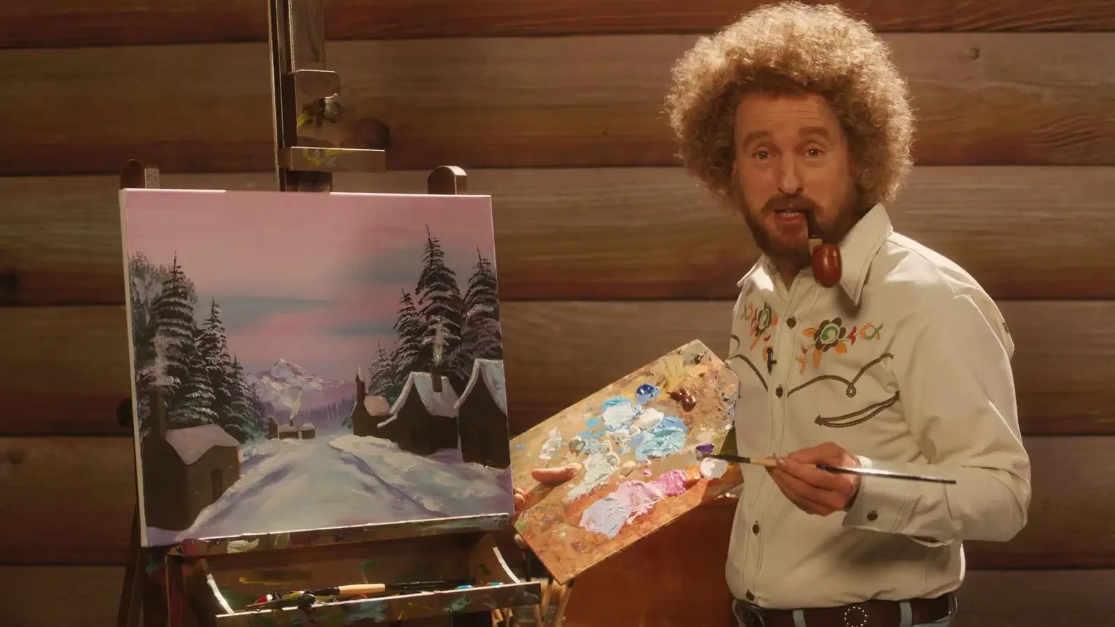     Paint - zwiastun komedii o legendarnym malarzu. Owen Wilson jak Bob Ross