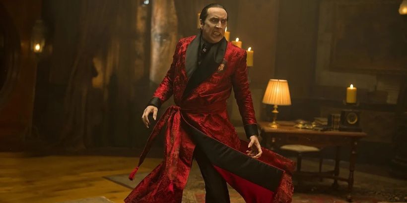 Renfield - fragment filmu. Tak Nicolas Cage gra wampira Drakulę