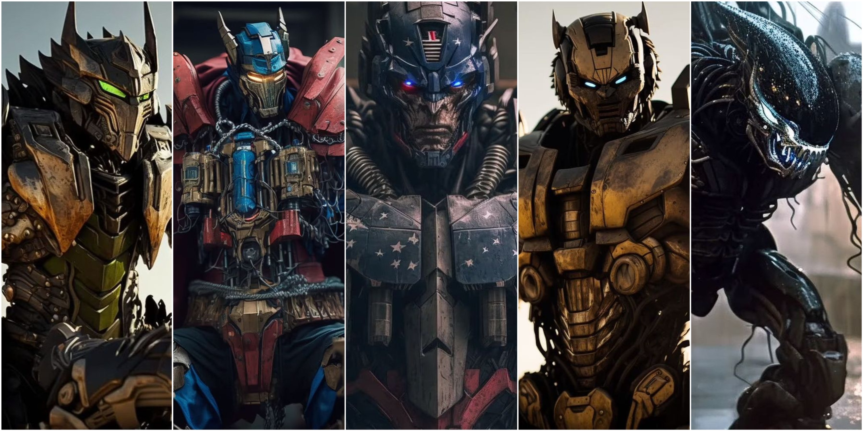 Postacie Marvela jako Transformers od AI. Ciężarówka Iron Mana powinna wyjechać na ulice