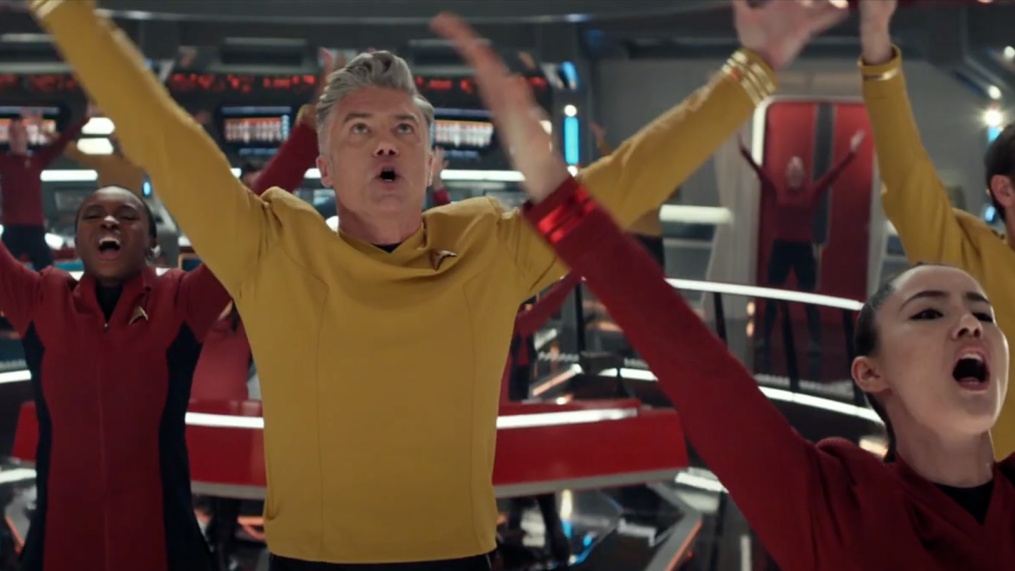 Star Trek: Strange New Worlds - zwiastun musicalowego odcinka. Crossover z Lower Decks już dostępny!