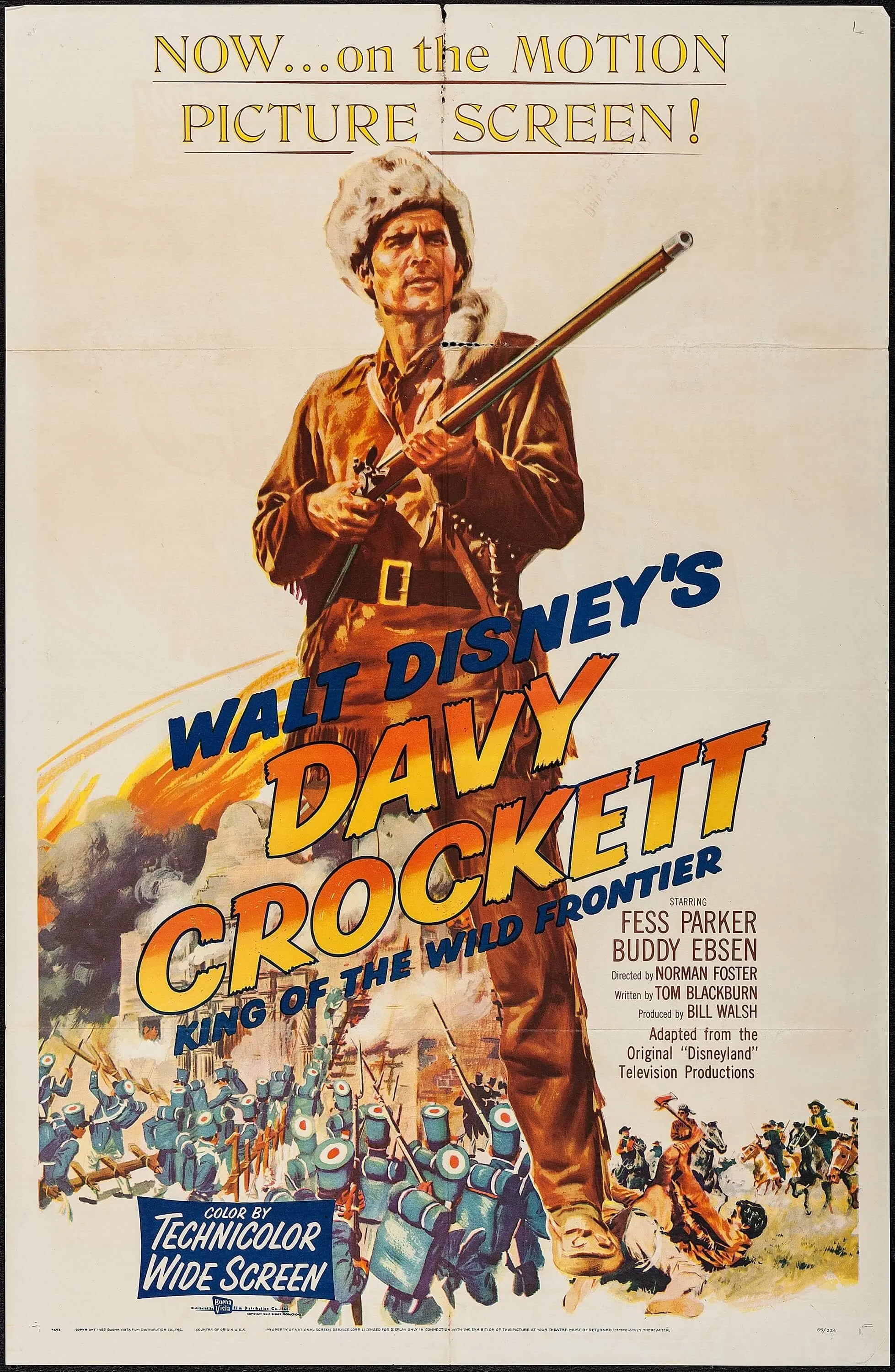     Davy Crockett, król pogranicza