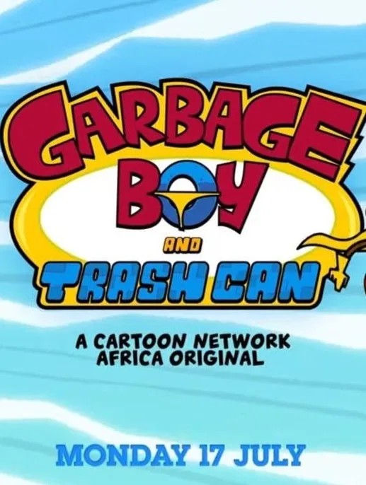     Garbage Boy and Trash Can