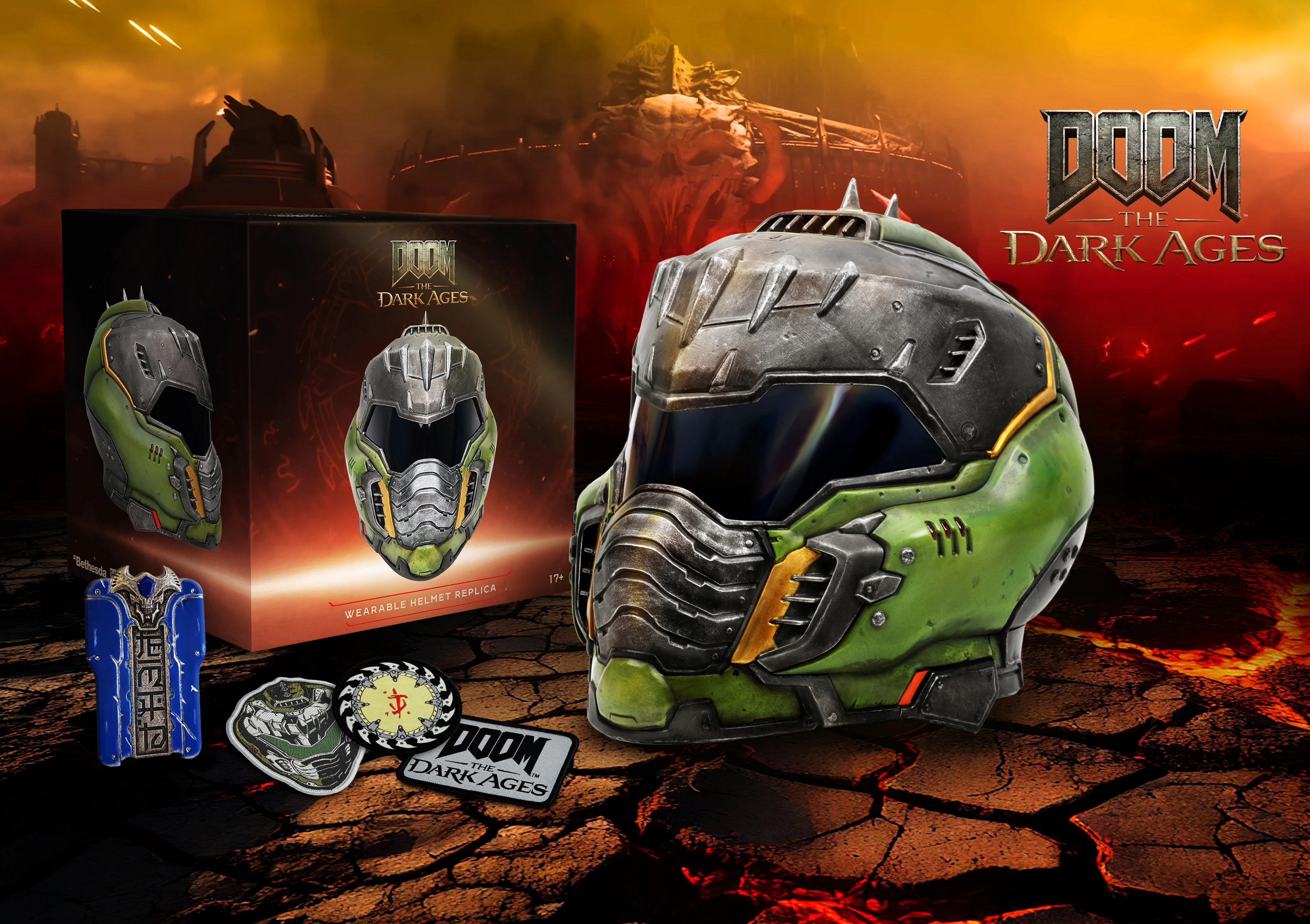 DOOM: The Dark Ages Helmet Replica Bundle