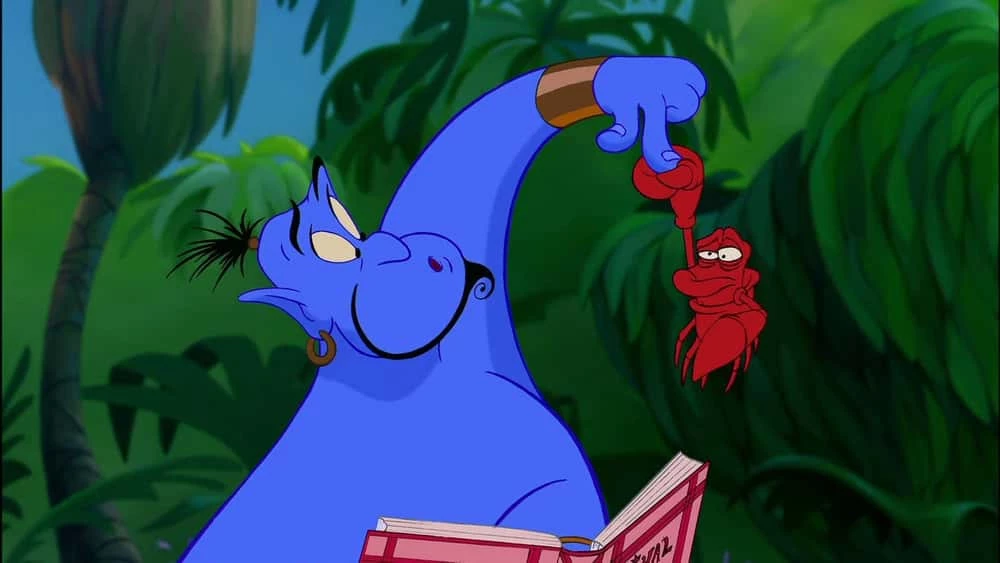 Sebastian (Mała syrenka) w filmie Aladyn