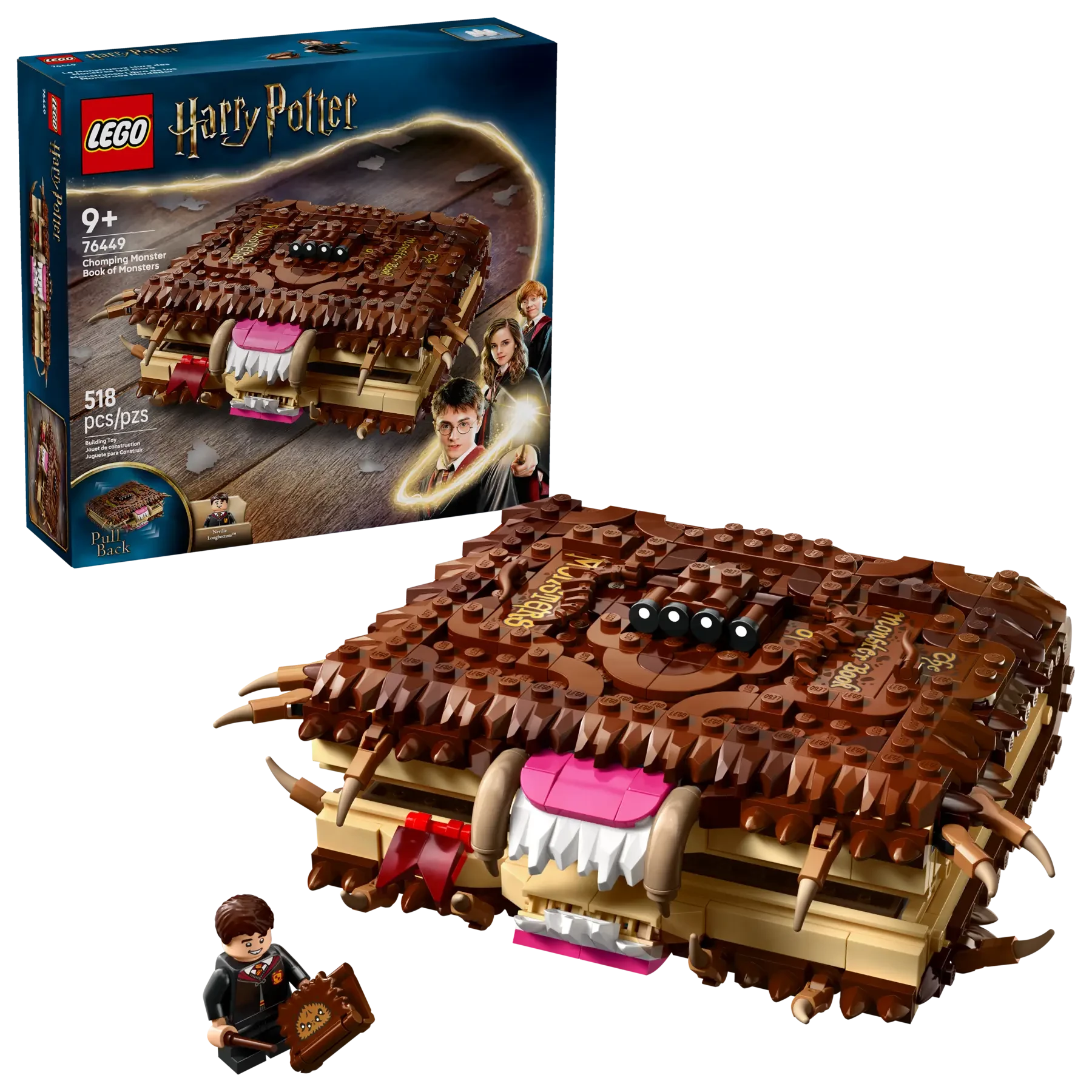 Zestaw LEGO - Harry Potter: Potworna księga potworów z zębami