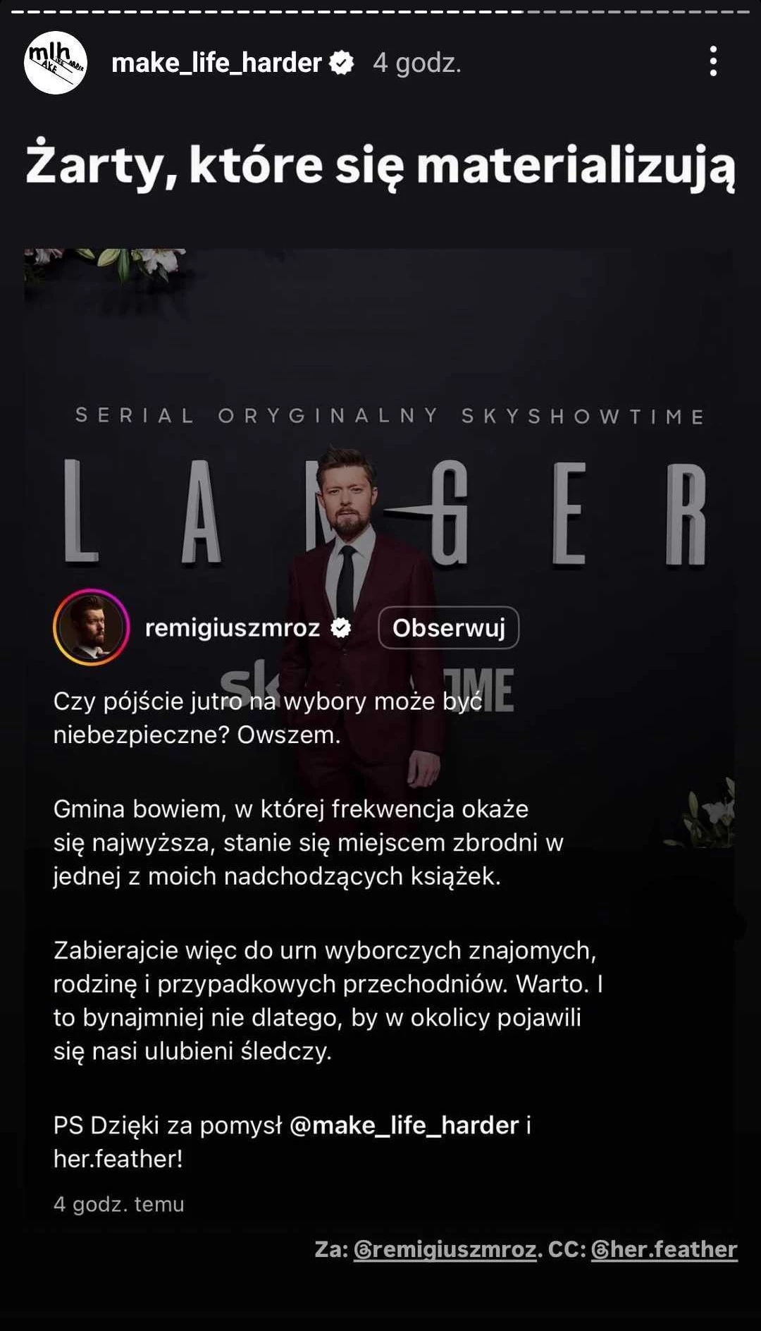 Remigiusz Mróz zapowiada nową książkę