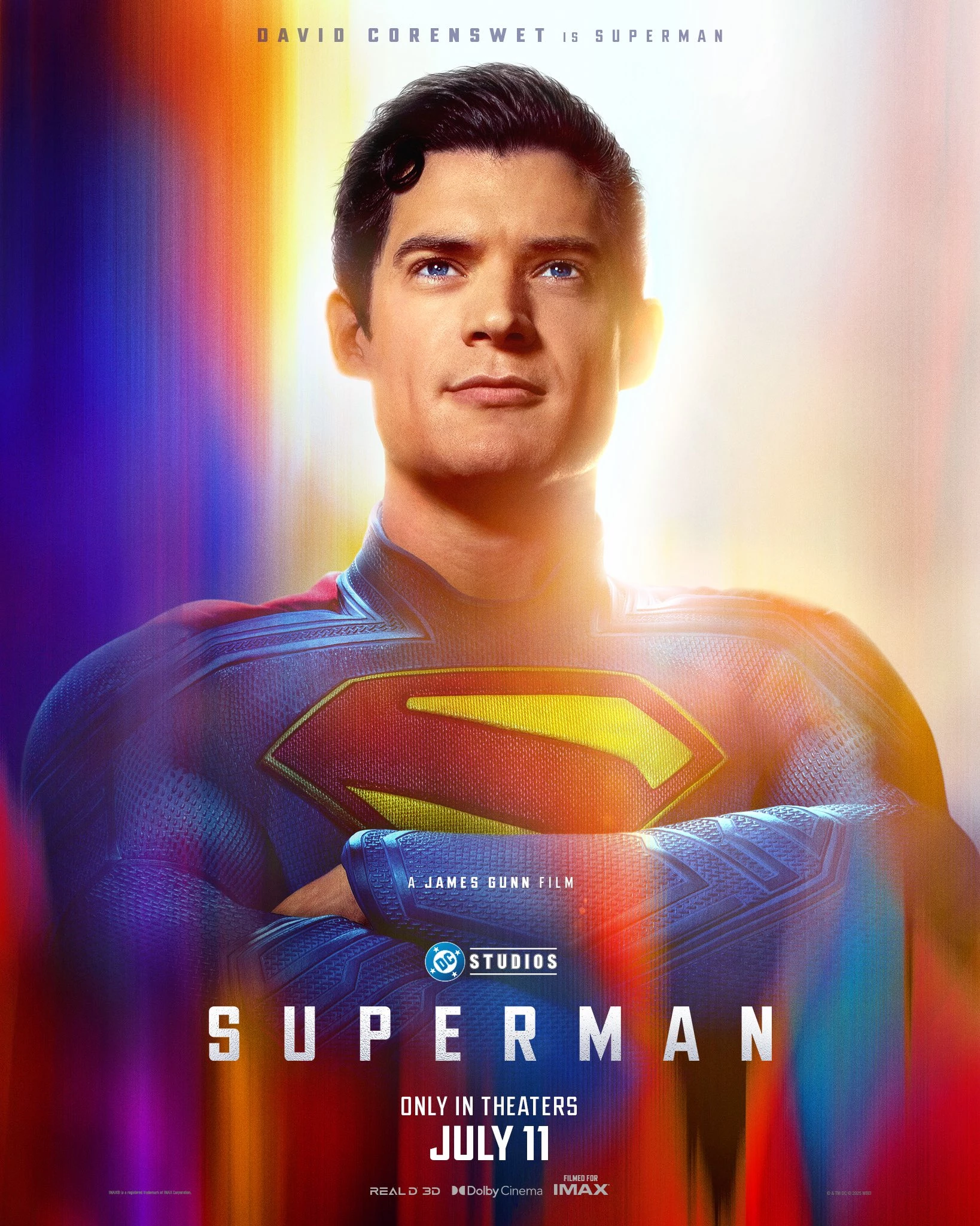 Superman - plakat postaci z filmu