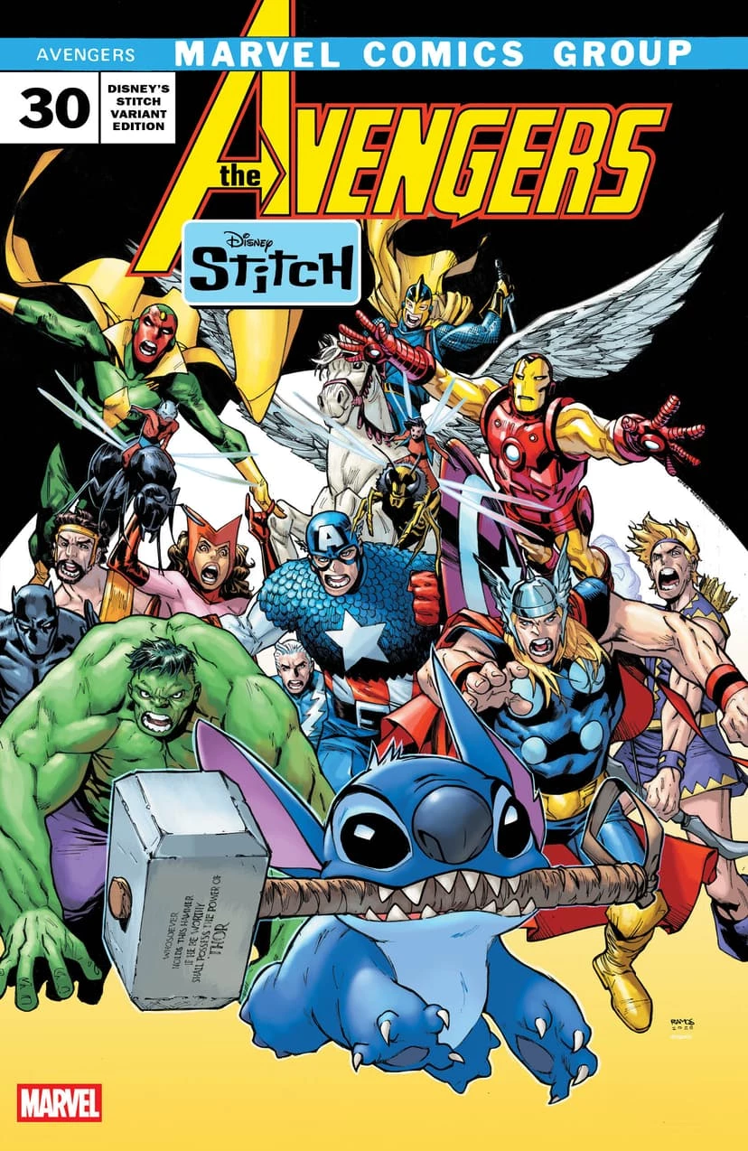 Avengers #30 - wariant okładki ze Stitchem