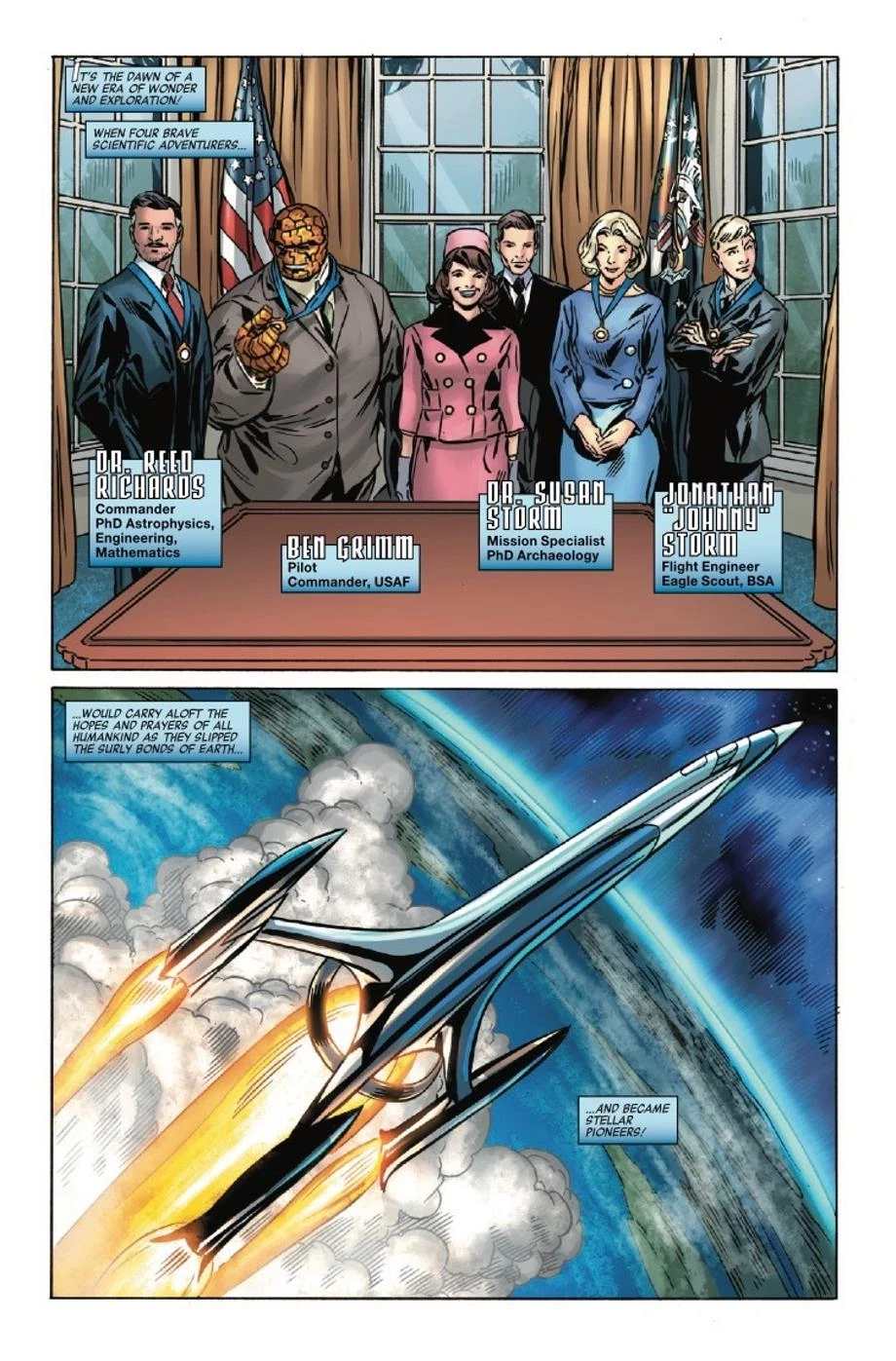 Fantastic Four: First Steps #1 - plansze