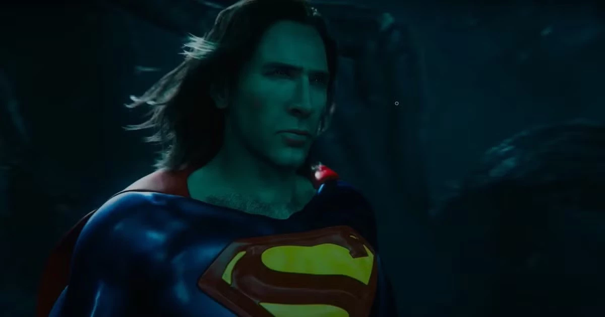 13. Strój Nicolasa Cage'a w roli Supermana